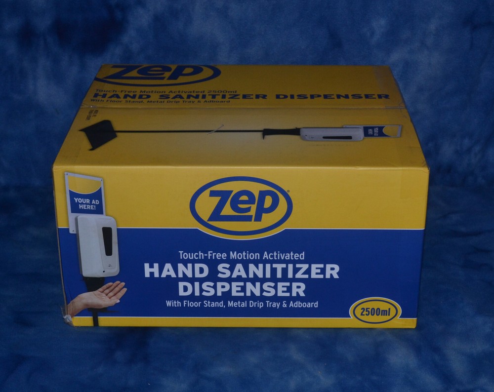 Zep Hand Dispenser Cleaner Touch-Free Motion with Stand 84.54 Oz TFHSU-1- 2500PL