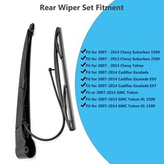 Rear Window Wiper Arm & Blade Replacement for 2007-2013 Chevy Tahoe,Suburban …