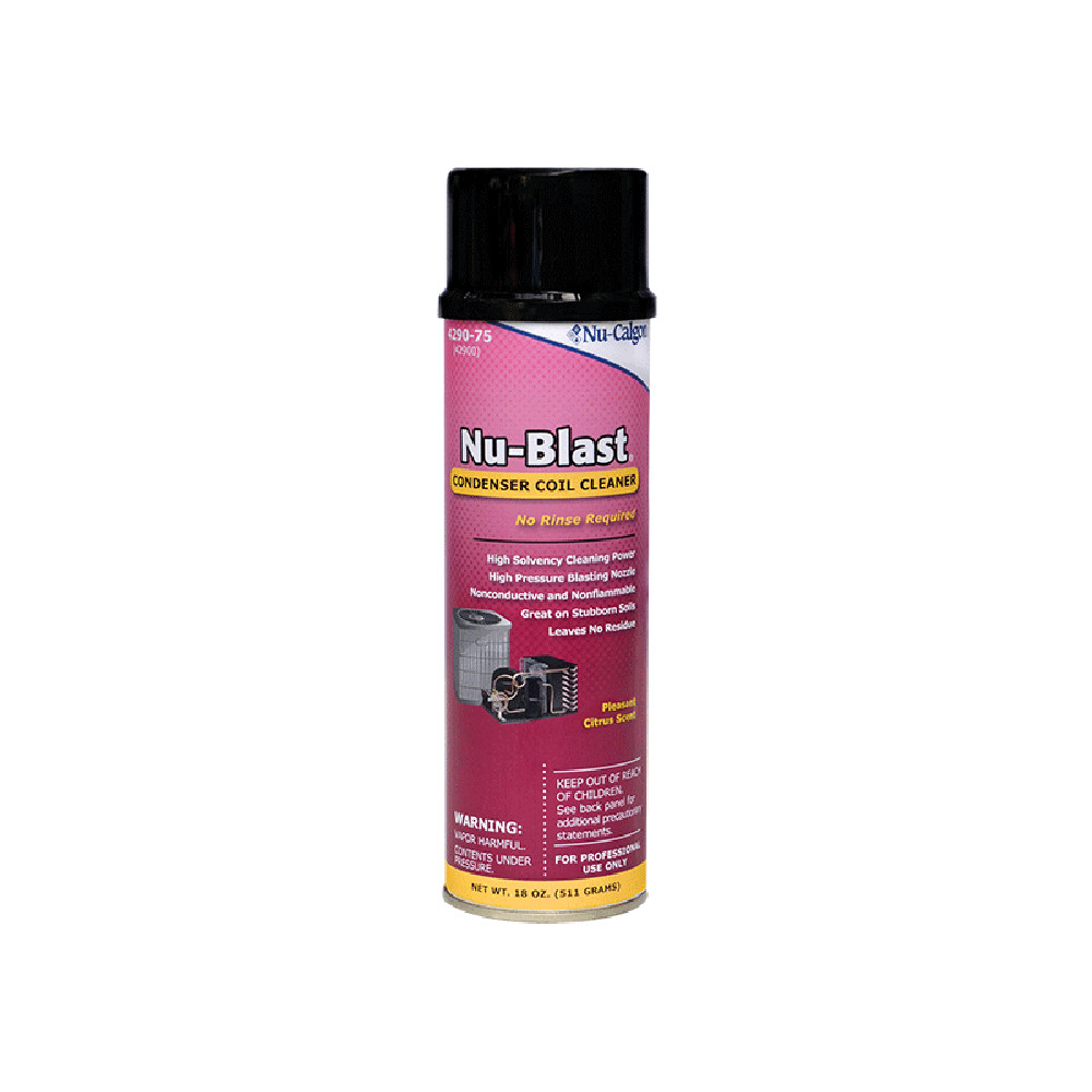 Nu-Calgon 4291-75 Nu-Blast Coil Cleaner Aerosol 18 oz HVAC