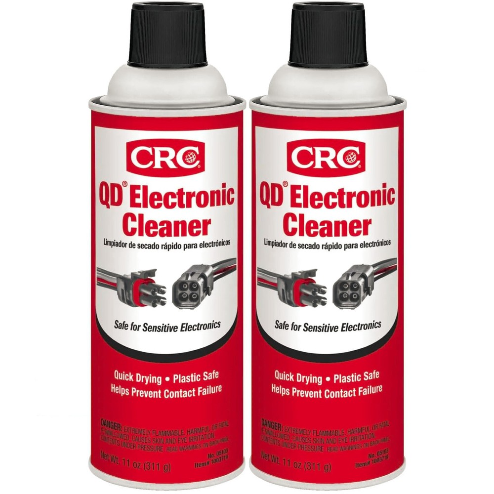 CRC 05103 QD Electronic Quick Drying Formula Contact Cleaner 11 Oz. Pack of 2
