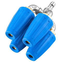 TasuoX 4-in-1 Turbo Nozzle Pressure Washer, Quadruple 8 Gallons, Blue