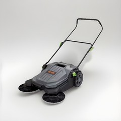 VEVOR Walk-behind Hand Push Floor Sweeper 25.6″ Width 5 Gallon Waste Container