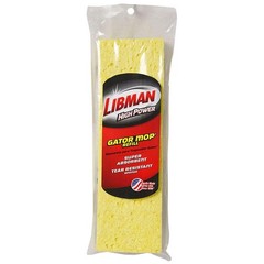 Libman Commercial 3959 Big Gator Mop with Brush Refill, Synthetic and Yellow