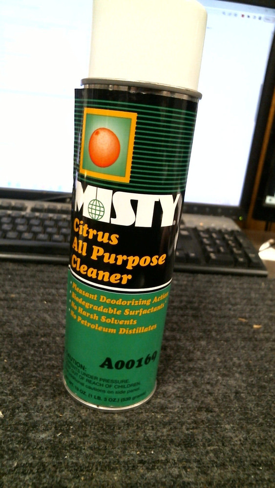 MISTY All Purpose Cleaner 19 oz. Aerosol, A00169, Easy To Use Spray Tip NEW BUY!