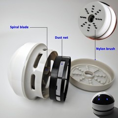 Hallocool Desktop Vacuum Cleaner Mini Desk Portable Dust White