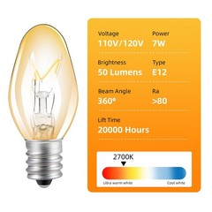 Jahy2Tech Original 6 Pcs Flea Trap Replacement Light Bulbs, Special for Brown