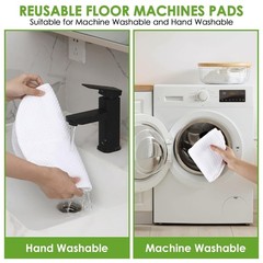 3 Pack 12″ Floor Machine Pads Compatible with Oreck Commercial 550MC Orbiter …
