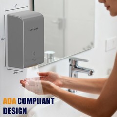 JETWELL ADA Compliant Hand Dryer, ABS Plastic Cover Hard Wired Design, AC 110…