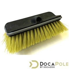 DOCA Scrub Brush Attachment for Long Handle Head Only – 0.92 Ft, Yellow