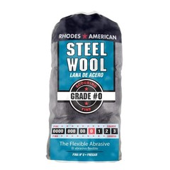 Homax-33873211105 Steel Wool, 12 pad, Fine Grade #0, Rhodes American, Between…
