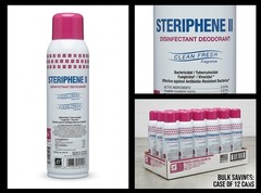 Spartan Steriphene II Disinfectant Deodorant Clean Fresh 15 oz – Case of 12