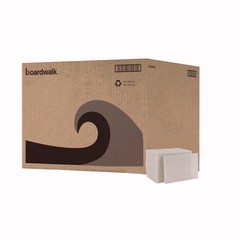 Boardwalk 198 6″ x 9″ Light Duty Scour Pad – White (20/CT) New
