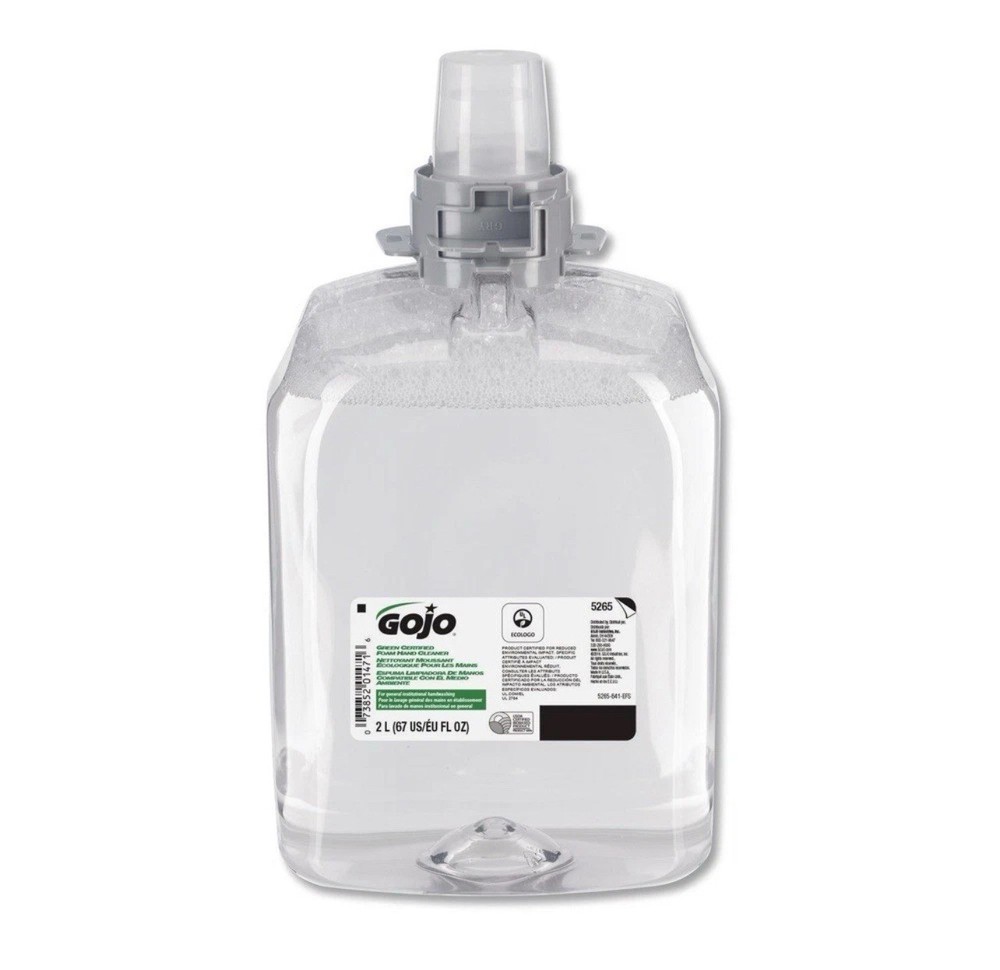 GOJO 526502 2000 mL Refill Green Certified Foam Hand Cleaner