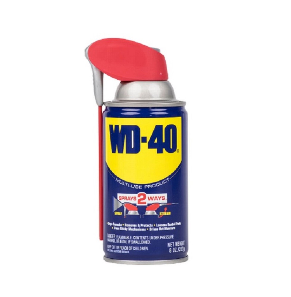WD-40 spray bottle Original Formula Multi-Purpose Lubricant Smart Straw 8 oz 