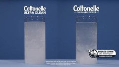 Cottonelle Gentle Plus Flushable Wet Wipes, 8 Flip-Top Packs