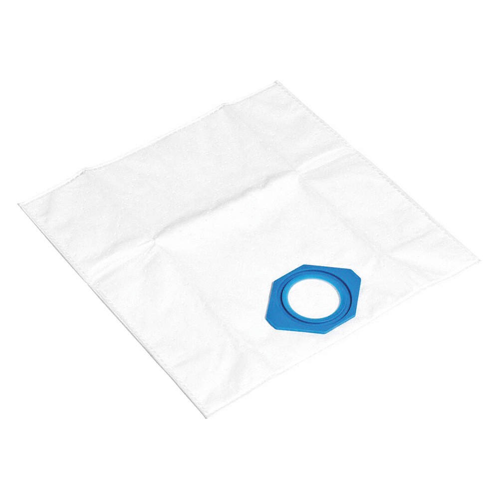 NILFISK 107418525 Vacuum Bag,Fleece,2-Ply,Reusable,PK5 PK 5