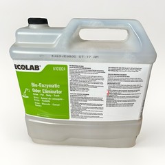 Ecolab 6101024 Bio-Enzymatic Odor Eliminator Urine Body Pet 9.46 L/2.5 Gallon