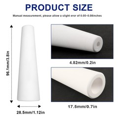 Large Sand Blaster Nozzles Tips Ceramic (3/16″ ID), Sandblast Gun White