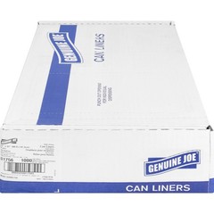 Genuine Joe GJO01756 Can Liner 16 Gal 33″x24″ Clear 0.31 Mil