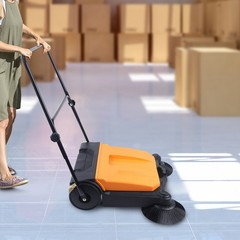 26 Inch Floor Garden Workshop Push Sweeper Domestic & Wet Brushes Cleaning Tool