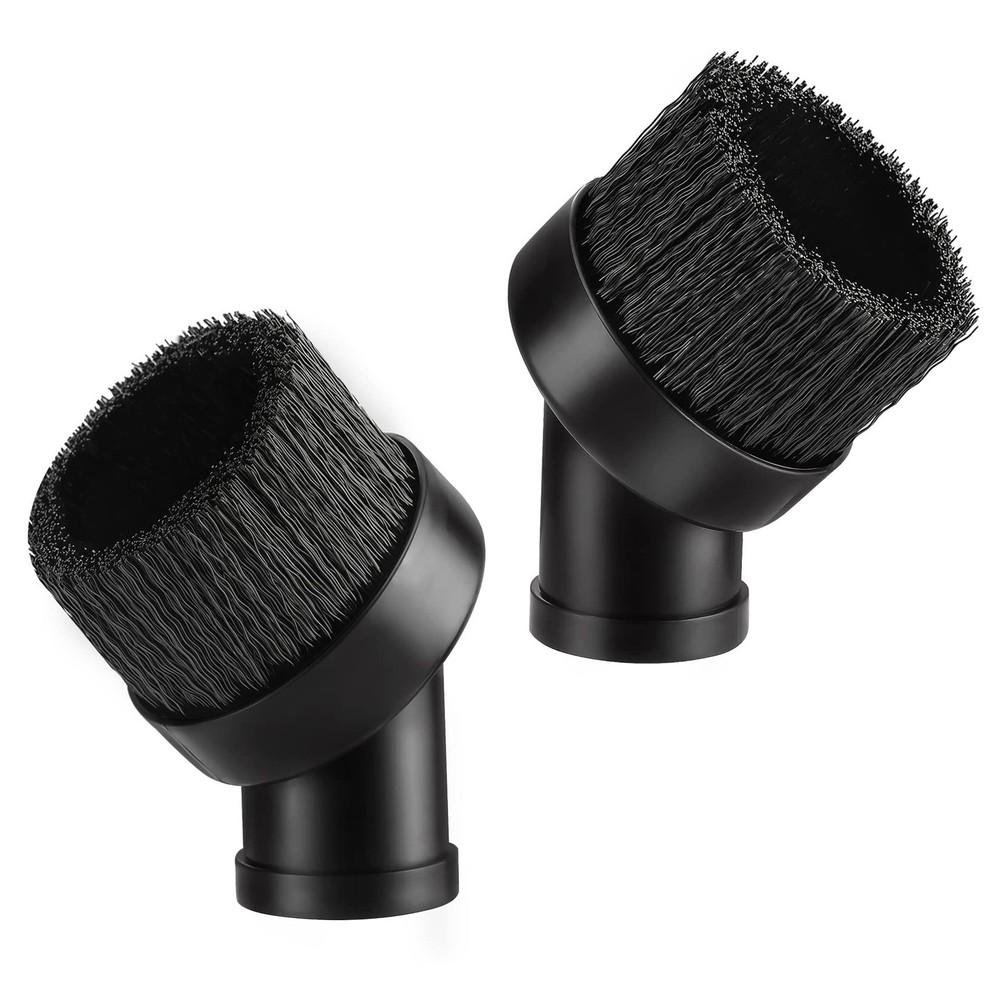 Shop-Vac 1-1/4″ Round Brush, 2 Pack 1-1/4 inch, Black