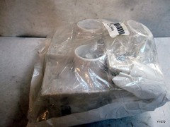 6 Pack of HAYDEN Central Vacuum Wall Inlets – White Square Door 1700-01