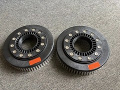 (2) 12″ MAGNETIC HUB BRUSHES FOR TENNANT T300,SS300, SS350,T350 (60cm DUAL DISC)