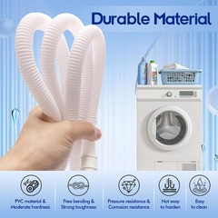 5 Ft Flexible Dehumidifier Drain Hose Universal 60 Inch White Hose