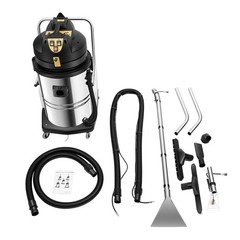 60L Commercial Carpet Cleaning Machine 3in1 Cleaner Pro Vacuum Extractor Machine