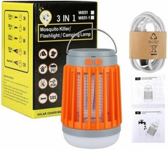 Solar USB Bug Killer Lamp 2PCS – Mosquito Trap, Outdoor/Garden Electronic Zapper