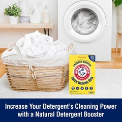 ARM & HAMMER Super Washing Soda Household Cleaner 55 Ounce (Pack of 2), Multi