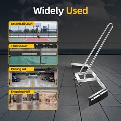 Tennis Court Squeegee Sweeper Sport Court Water Remover Dryer-Surface Rain Shutt