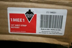 Grainger Tough Guy 1MEE1 15″ Grit Stripping Rotary Brush,17″ Machine