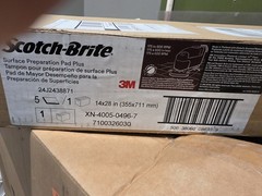 Lot of 5 3M Scotch-Brite SPPP14x28 Surface Prep Pads 14×28 7100326030