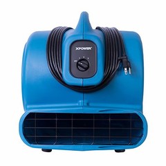 XPOWER P-830 1 HP 3600 CFM Air Mover Commercial Carpet Dryer Floor Fan Blower