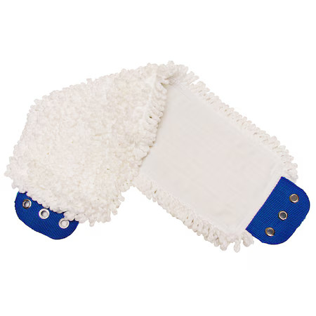 GOLDEN STAR AMM18TMW-3PK White Microfiber Mop Head With Tabs, PK3