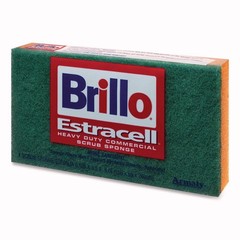 Brillo 21006 3.5″ x 6.12″ Heavy-Duty Scrub Sponge – Orange/Green (12/Carton) New