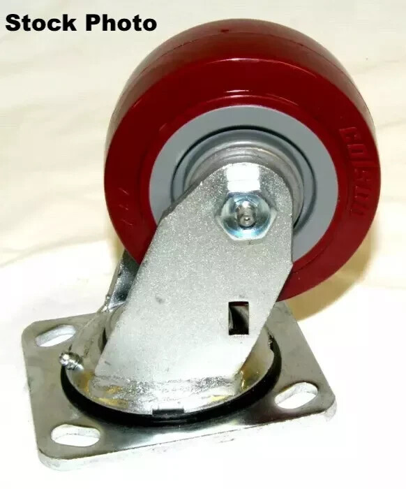Genuine OEM Tennant 103001 4-Hole Swivel Caster For 2001, 5200 Floor Scrubber