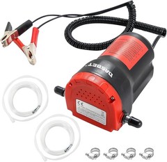 12V 60W Oil Change Pump Extractor, Oil/Diesel Fluid Pump Extractor Scavenge Suct
