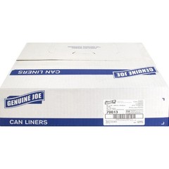 Genuine Joe GJO70013 45 Gal High Density Can Liner 0.39 Mil