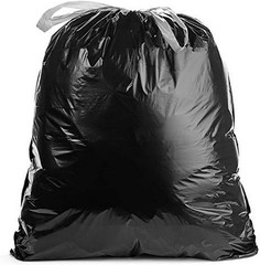 Ultrasac 18 Gallon 1.1 Mil Black Drawstring Trash Bags – 25 X 33 – Pack Of 400