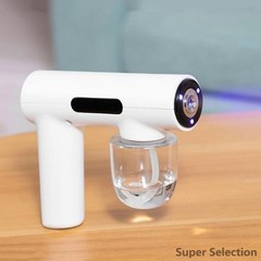 Portable Electric Spray Gun W/ Blue Light Rechargeable Fine Mist For Home Travel