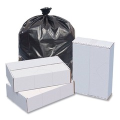 Inteplast Group VALH3860K22 HD 60 gal COMM Can Liners – BLK (150/Carton) New