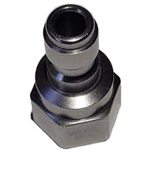 Prima 3/8 NPT Plug Female Stainless Steel Quick Connect- Veloci MTM Hydro USA