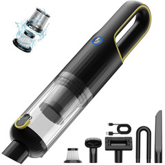 Handheld Car Vacuum Cleaner Cordless with 23000pa High Power Yellow Black