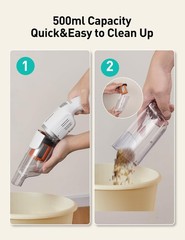 Aspiron Cordless Handheld Vacuum 24Kpa Powerful Car Vacuum 2-Speed 2 Charging