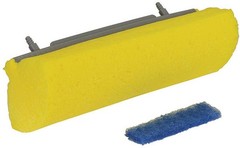 Quickie Roller Mop Refill with Microban Extra 1 Count (Pack of 1), Yellow