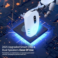 2026 Cvtayn Upgraded Ultrasonic Pest Repellent Indoor Repeller Mouse Traps