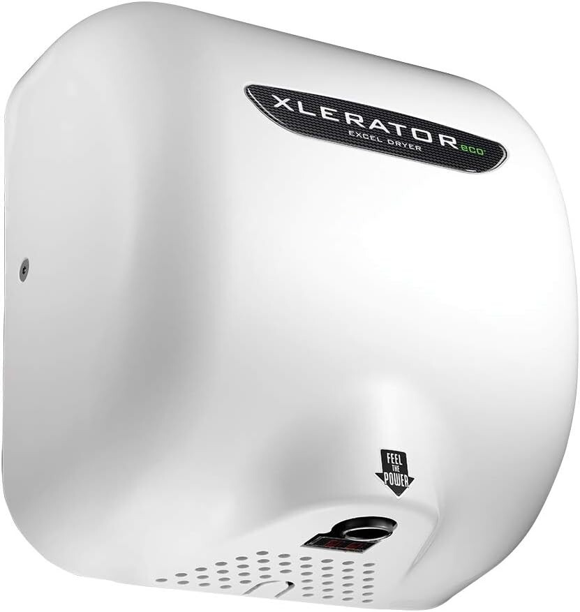 Excel Dryer XLERATOReco XL-BW-ECO Hand Dryer, No Heat, 110-120 Volt, White
