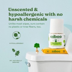 Caboo Tree Free Flushable Wipes (60 Count x 3 Pack)